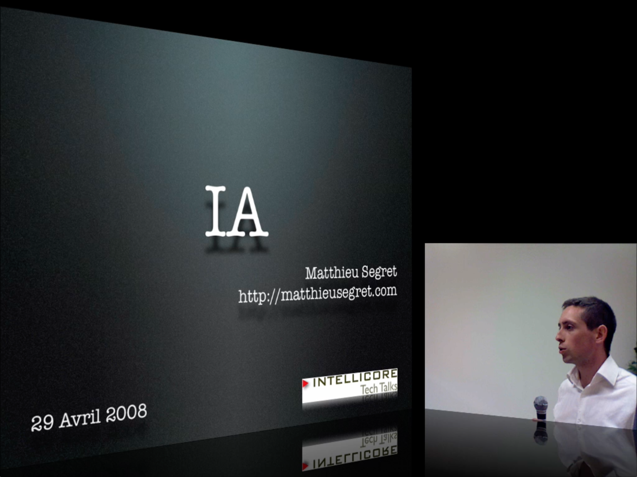 Conférence sur le Machine Learning et les IA avec Matthieu Segret