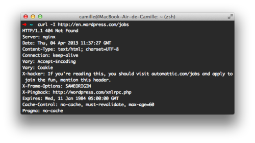 Wordpress jobs avec curl