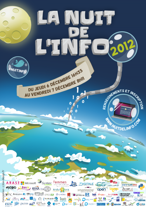 Affiche Nuit de l'Info 2012