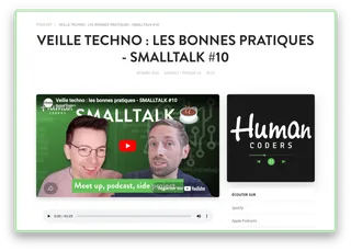 Nouvelles pages podcast